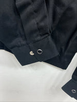 New Woman Western Express Black Deigned Long Sleeve Pearl Snap 2XL GG-49