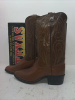 New Men’s Brown Texas Brand Cowboy Boots. M 50 10 D. 7-59