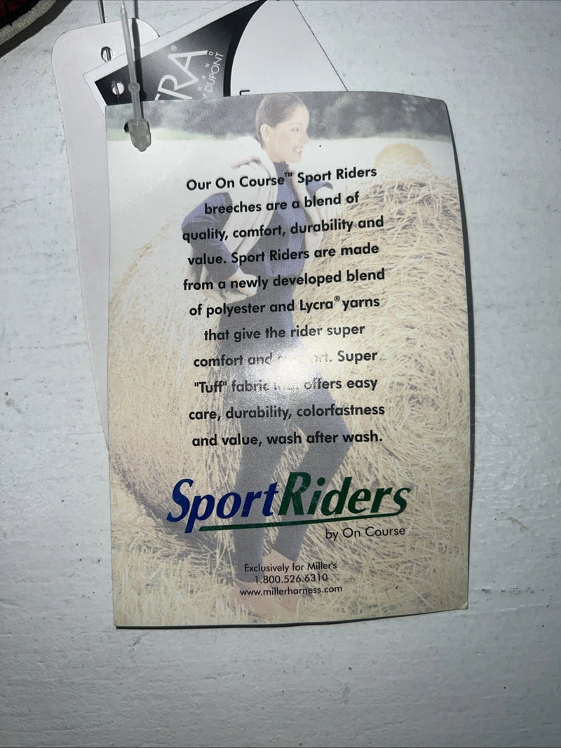 New Childrens Sport Rider Tan Knee Patch English Breeches. 8 #041565 A-143
