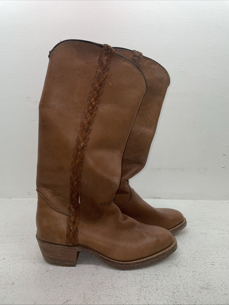 New Men’s Brown Texas Brand Cowboy Boots. M 331 9 D. 4-94