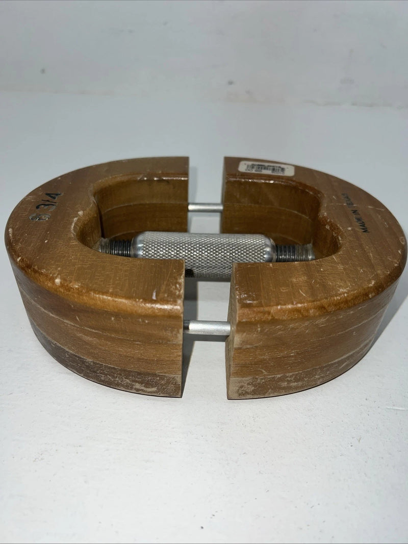 New Wood 6 3/4 Cowboy Hat Stretcher Metal Handle #01028 3C-4