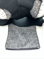 New Women’s 1849 Authentic Ranchwear Black White Western Vest XL #2929 UU-35