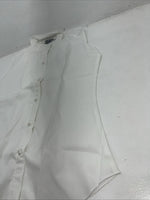 New Women’s White Sleeveless Townana Country English Shirt. 38 G-45