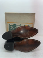 New Men’s Brown Texas Brand Cowboy Boots. 6611 9.5 9 1/2 E E. 4-43