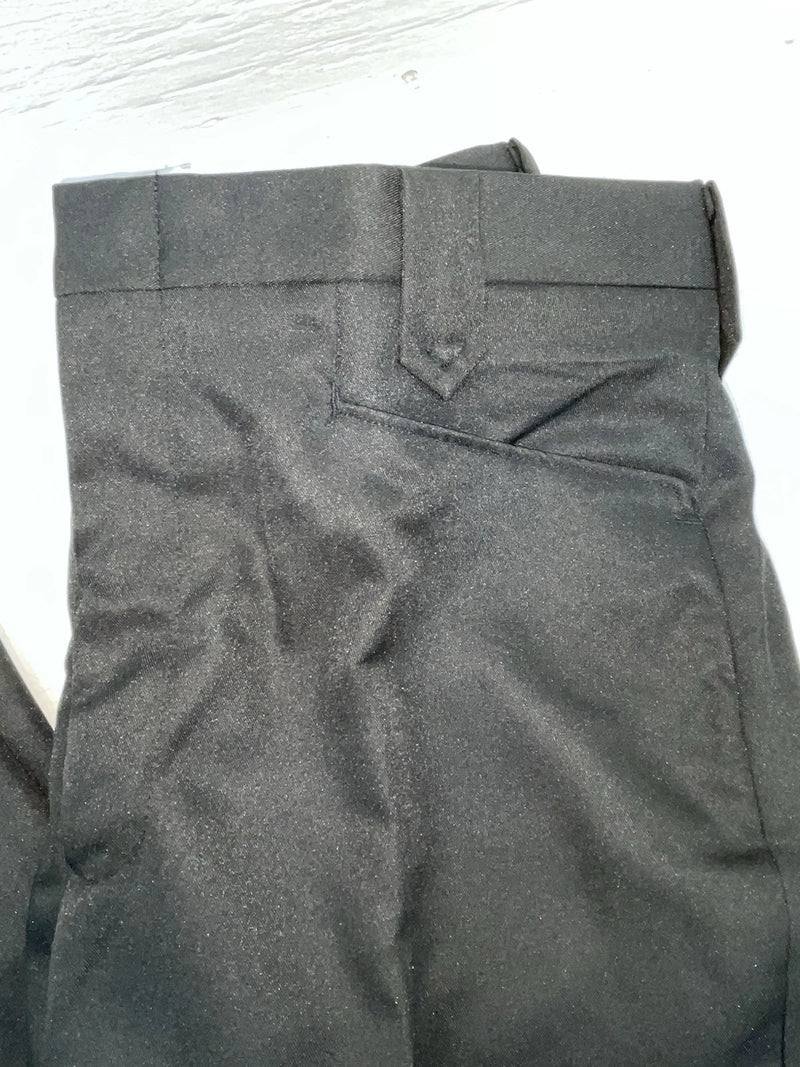 New Vintage Black Circle S Polyester Pants #CP4793 OO-94