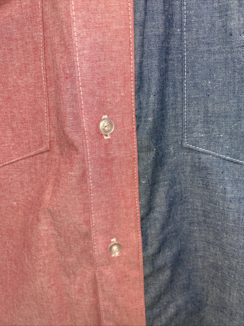 New Men’s Cowboy Threads Multiple Color Short Sleeve Button Up Medium B-97