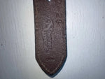 New Brown Genuine Leather Nocona Tooled And Pendent 24” Belt #N4414202 NN-76
