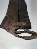 New Brown Ovation Synthetic XS Half Chaps #13237 H-510 