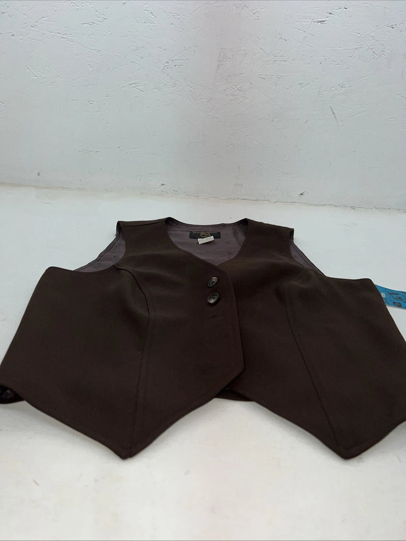 New Women’s Brown Dickson-Jenkins Vest 8/30 #7053 WW-22