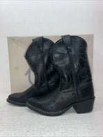New Kids Black A Jama Product Cowboy Boots. J 9110 12.5 12 1/2. 23-3