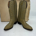 New Women’s Olive Green Texas Brand Cowboy Boots. L85 6 M. 20-87