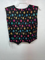 New Women’s Congress Classics Multicolor Western Show Vest Large E-601