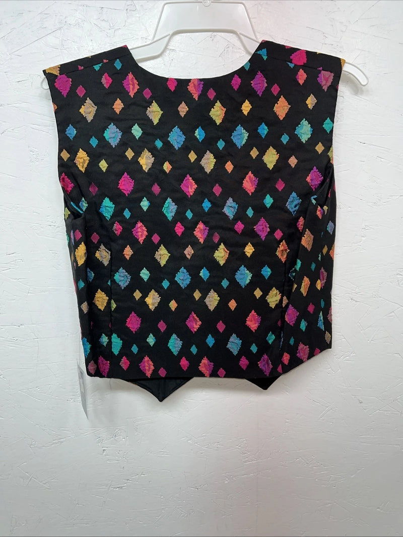 New Women’s Congress Classics Multicolor Western Show Vest Large E-601