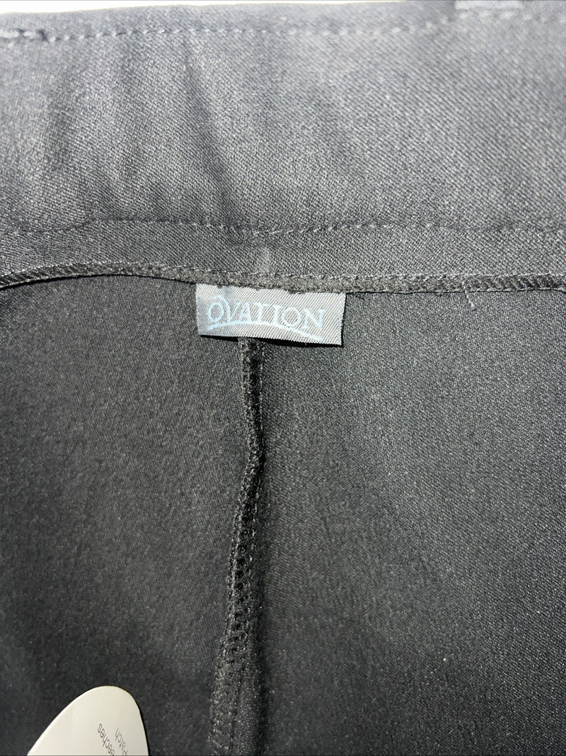 New Women’s Black Ovation English Riding Breeches. 32 R #464096 D-67
