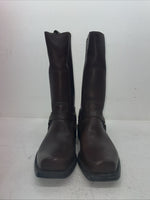 New Men’s Brown Rodeo Cowboy Boots. 38 9.5 9 1/2 D. 6-102
