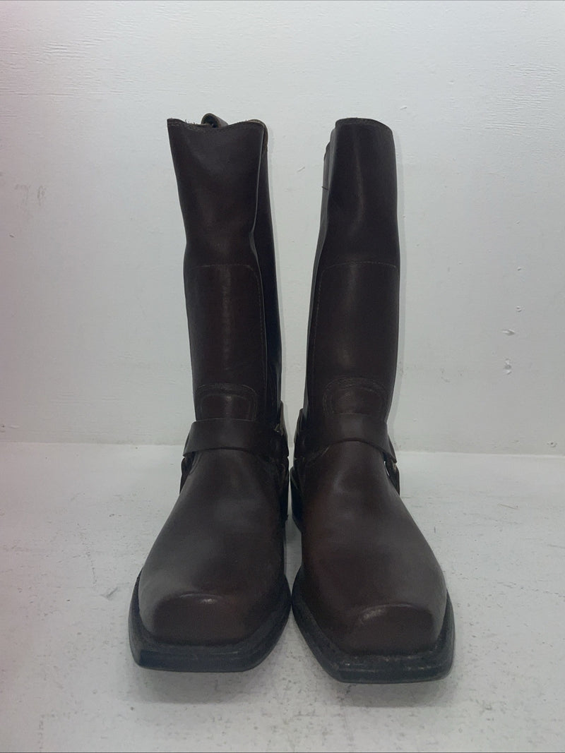 New Men’s Brown Rodeo Cowboy Boots. 38 9.5 9 1/2 D. 6-102