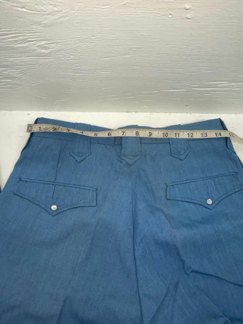 New Vintage Blue Dickson Jenkins Polyester Pants #2169 SS-45