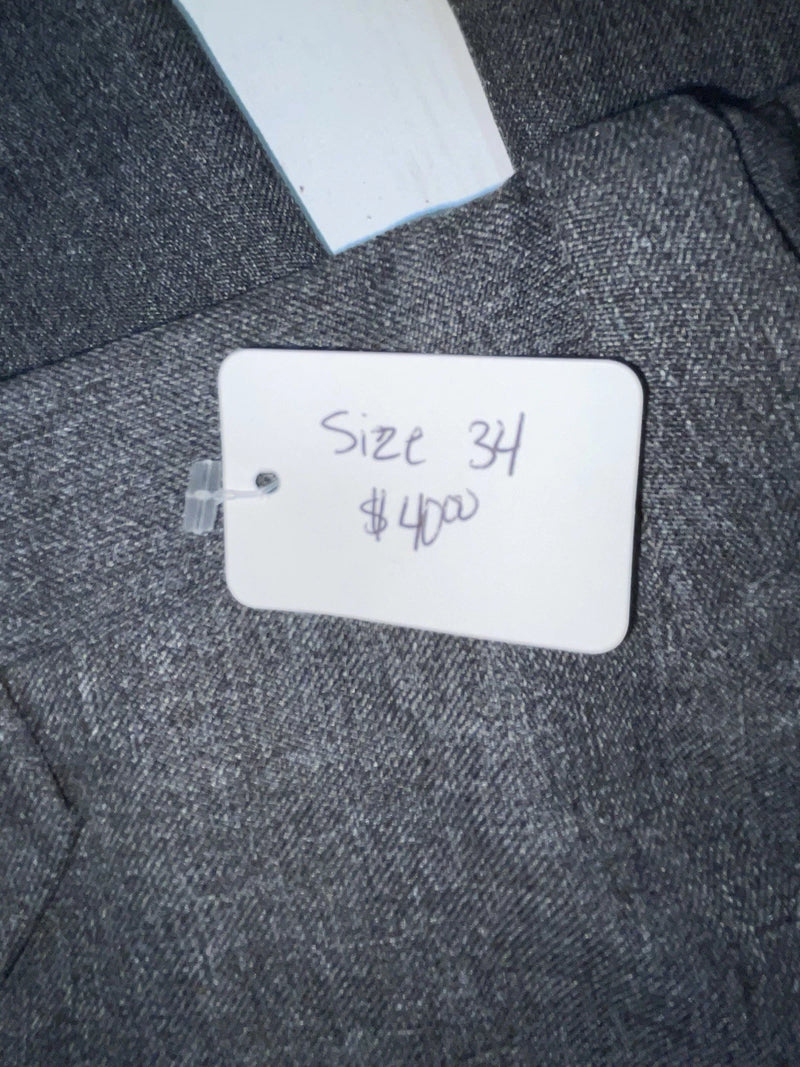 New Vintage Gray Circle S Polyester Pants #CP4776 XX-78