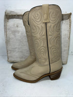 New Women’s Tan Texas Brand Cowboy Boots. L 140 6.5 6 1/2 M. 18-11