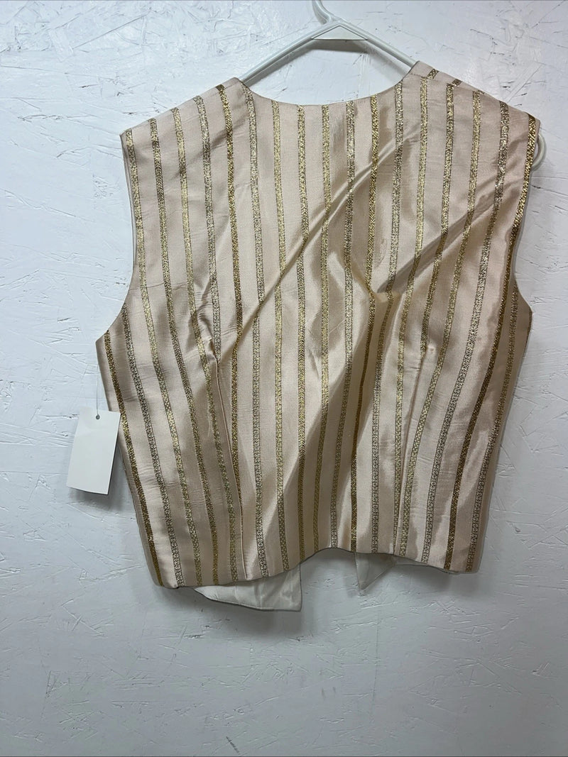 New Women’s Congress Classics Gold Western Show Vest XL #0204 UU-23