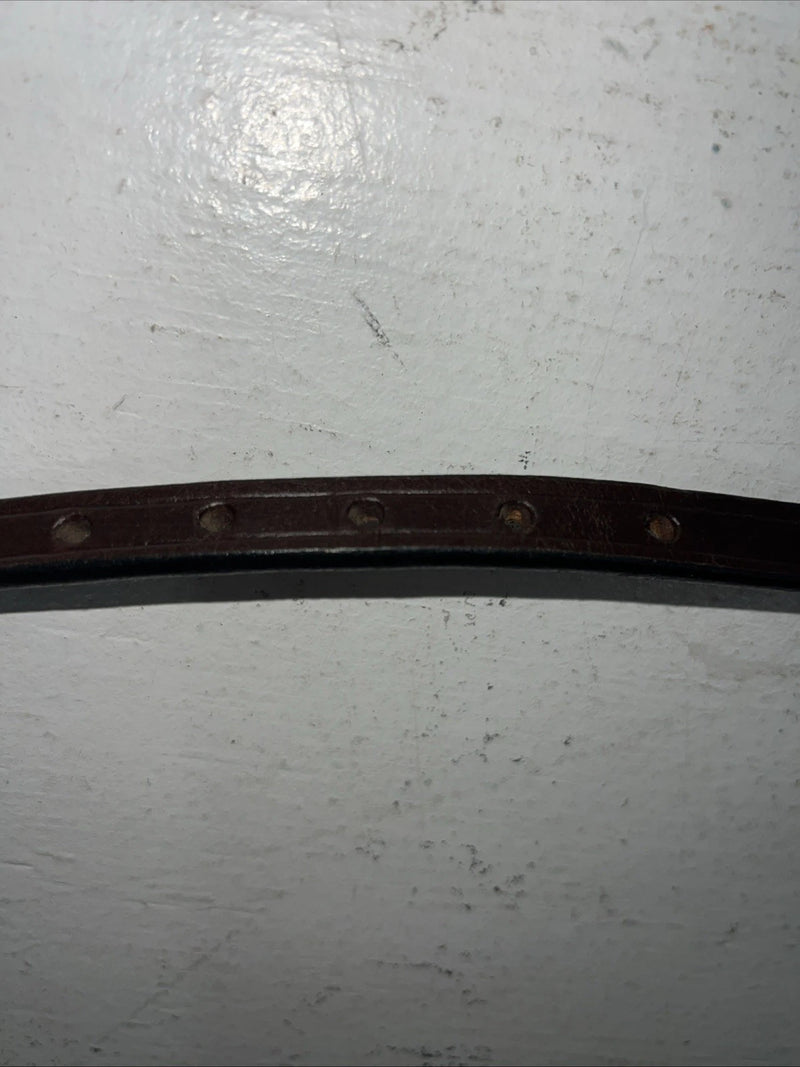 New Tough 1 Dark Oil Cowhide Leather Replacement Throat Strap #12-325 R-501
