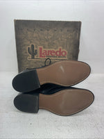 New Men’s Black Lace Up Laredo Cowboy Boots. 1220 7.5 7 1/2 E E. 1-63