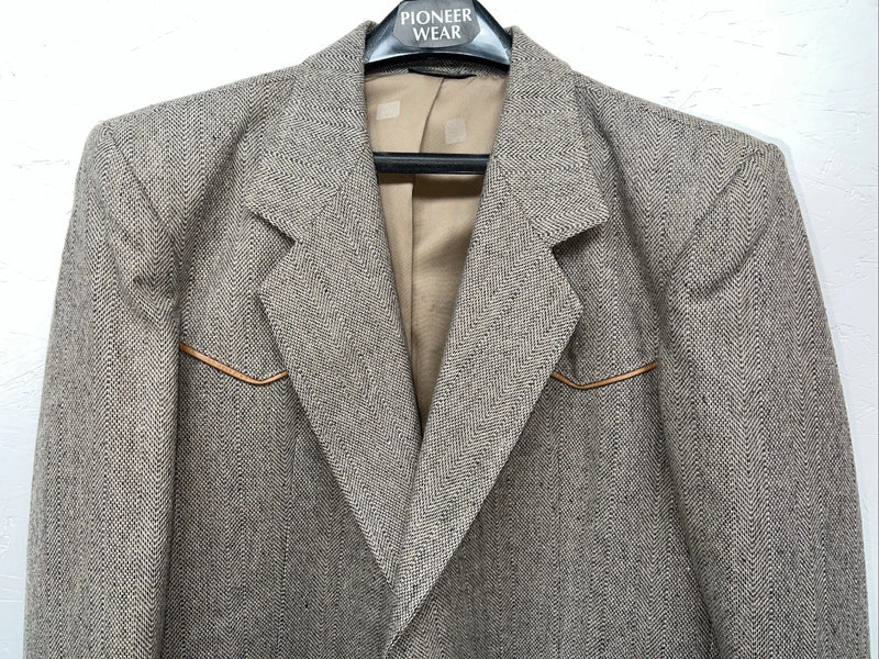New Men’s Pioneer Wear Brown Suit Jacket 40 #12553 S-606