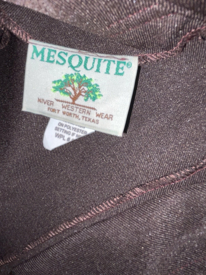 New Vintage Brown Mesquite Polyester Pants #5506 3A-39