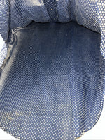 New Mens Blue Polkadot Rockmount Ranchwear Pearl Snap Long Sleeve 15.5x33 M I-52