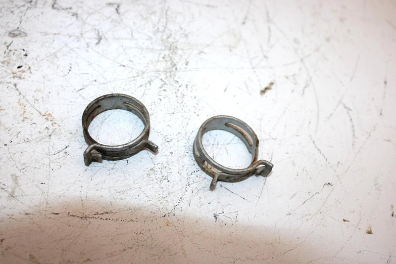 96 Polaris Xcr 600 Sp Oem Silver Narrow Coolant Hose Clamp Pair 7080564 Q1447