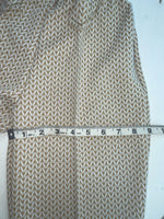 New Vintage Brown Knitted Rockmount Polyester Pants #3849 XX-10
