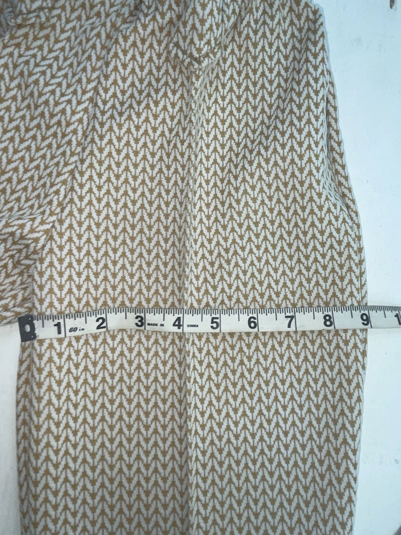 New Vintage Brown Knitted Rockmount Polyester Pants #3849 XX-10