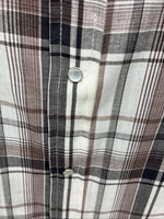New Men’s ELY Cattleman Multiple Color Flannel Short Sleeve Pearl Snap 4XL E-85