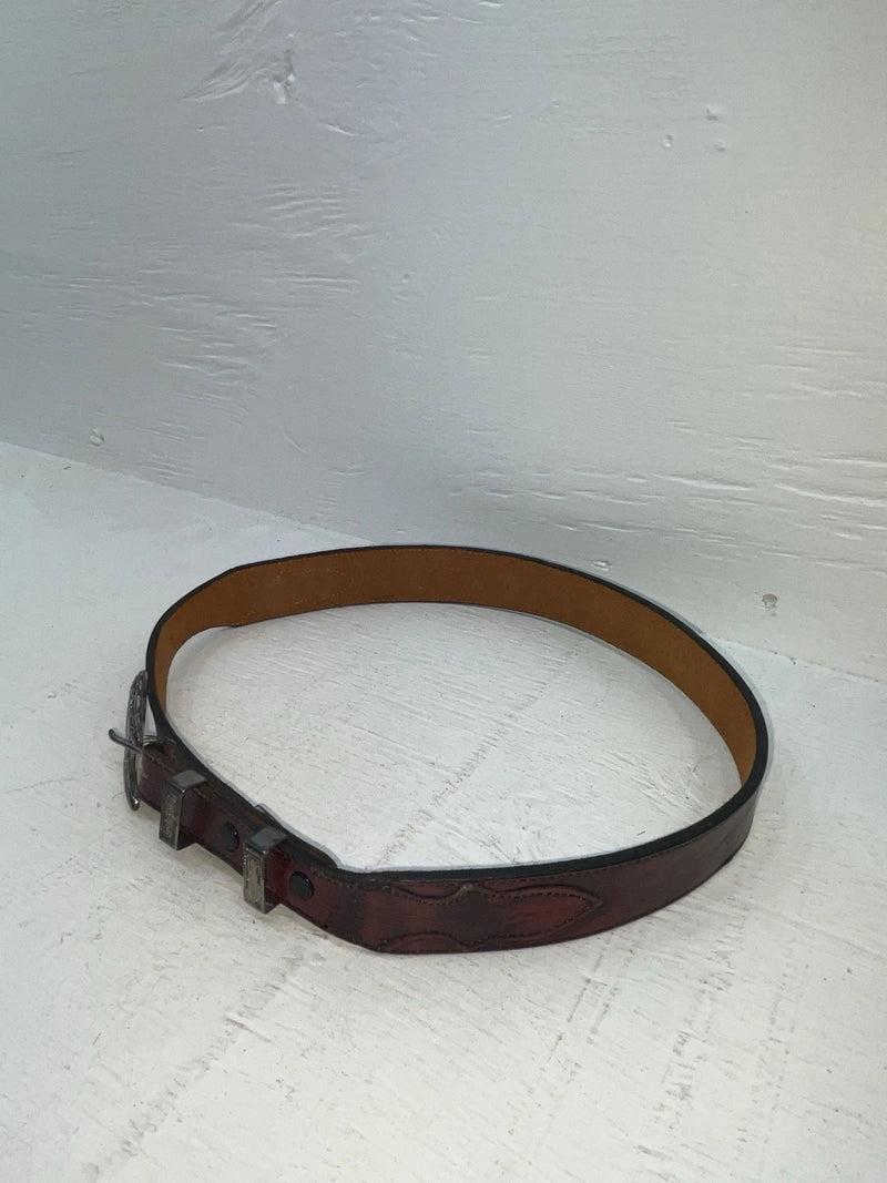 New Red Genuine Leather Nocona 28” Belt #423 NN-40