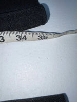New Vintage Black Circle S Polyester Pants #CP4793 OO-100