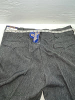 New Vintage Gray Circle S Polyester Pants #CP4776 XX-74