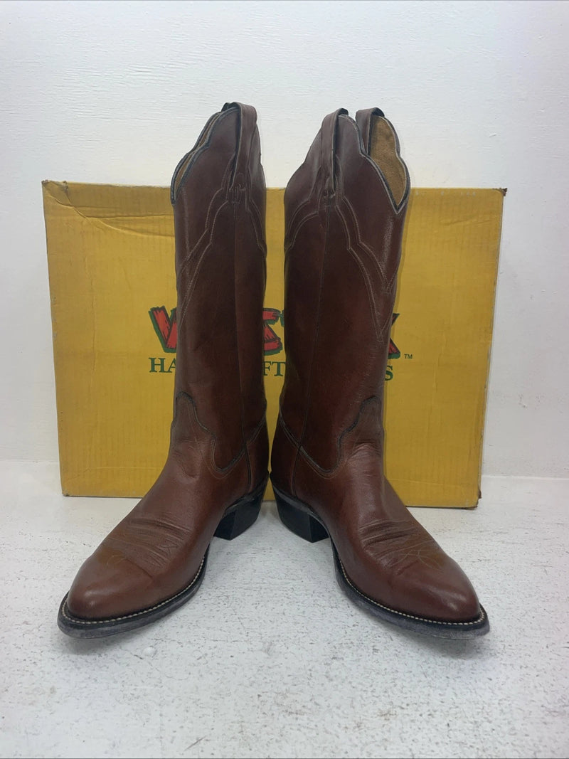 New Men’s Brown Westex Cowboy Boots. 601 9 D. 3-48