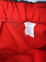 New Vintage Red Polyester Pants ZZ-54