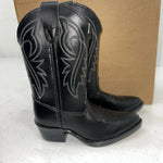 New Children’s Black Bronco Cowboy Boots. 10.5 10 1/2 D C1890. 24-60