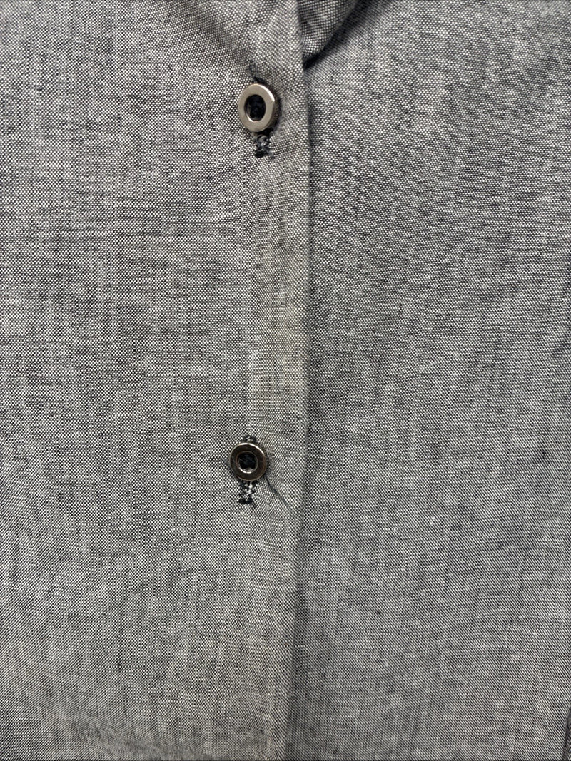 New Women’s Cowboy Threads Gray Sleeveless Button Up Size Small TT-46