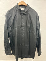 New Men’s Classix Black Under Tux Long Sleeve Button Up XL O-30