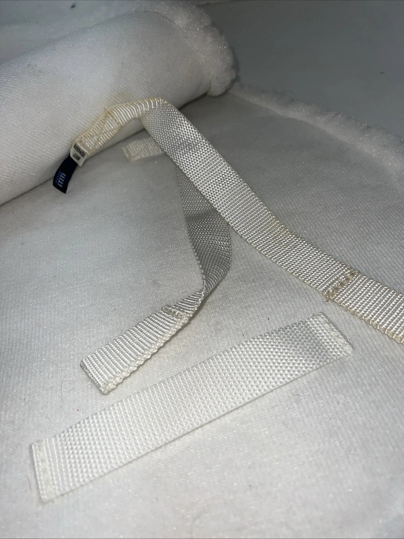 New White Wool English Saddle Seat Cover PP-17