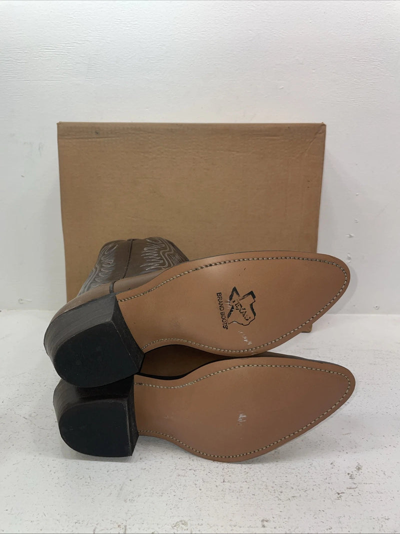 New Men’s Brown Texas Brand Cowboy Boots. 508201 10.5 10 1/2 D. 7-90