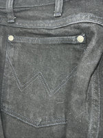 New Men’s Black Cowboy Cut Classic Fit Wrangler Denim Jeans. 17/18x34 F-31