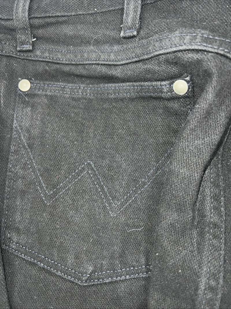 New Men’s Black Cowboy Cut Classic Fit Wrangler Denim Jeans. 17/18x34 F-31