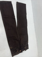 New Boys Brown Wrangler Pro Rodeo Cowboy Cut Denim Jeans. 8 Regular B-23