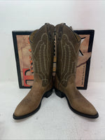 New Men’s  Brown Texas Brand Cowboy Boots. 6244 9.5 9 1/2 D. 5-15