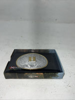 New Women’s Nocona Gold Silver “H” Belt Buckle 37572-H A-119