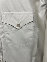 New Men’s White Horse Green Long Sleeve Pearl Snap Large CC-30
