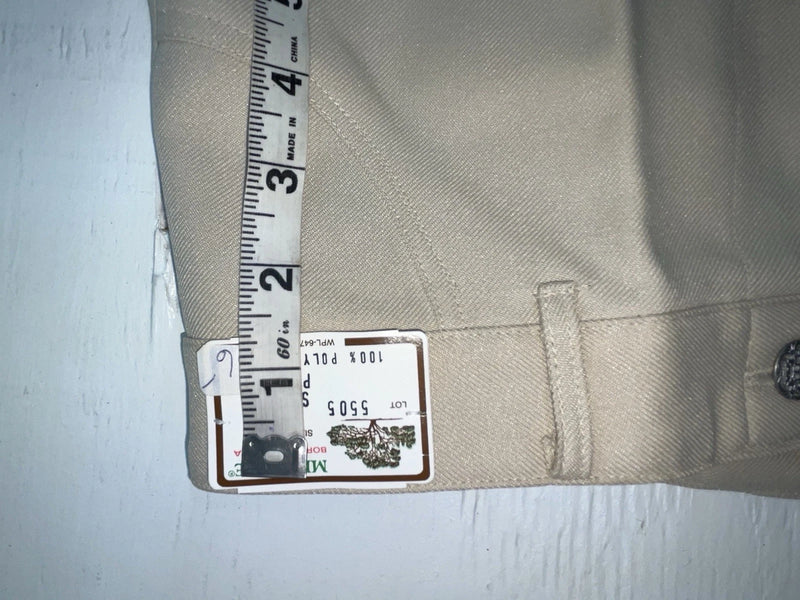 New Vintage Cream Mesquite Polyester Pants #5505 3A-30